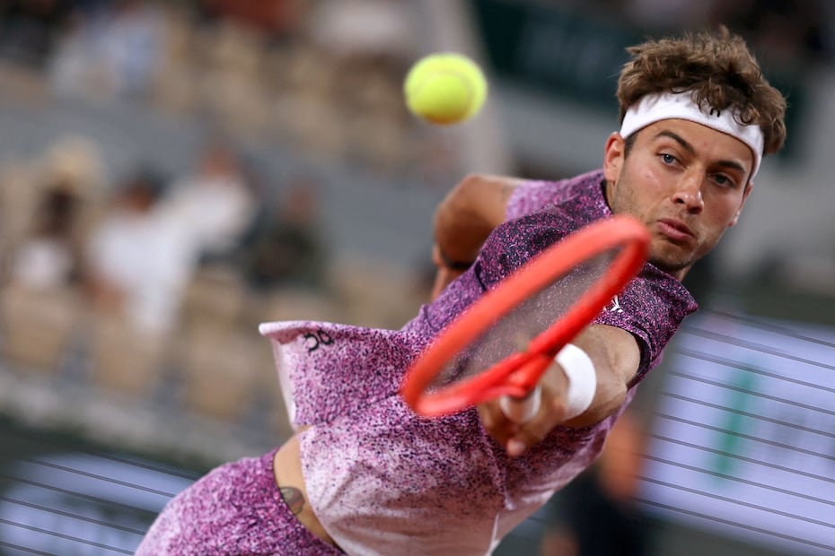 Flavio Cobolli en las semifinales del Roland Garros - Foto: AFP