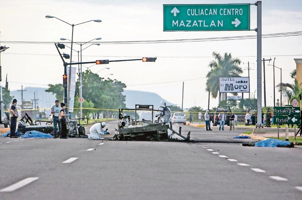 El pasado 30 de septiembre, un convoy de la Sedena fue atacado en Culiacán, Sinaloa, con un saldo de cinco soldados muertos (ARCHIVO EL UNIVERSAL)