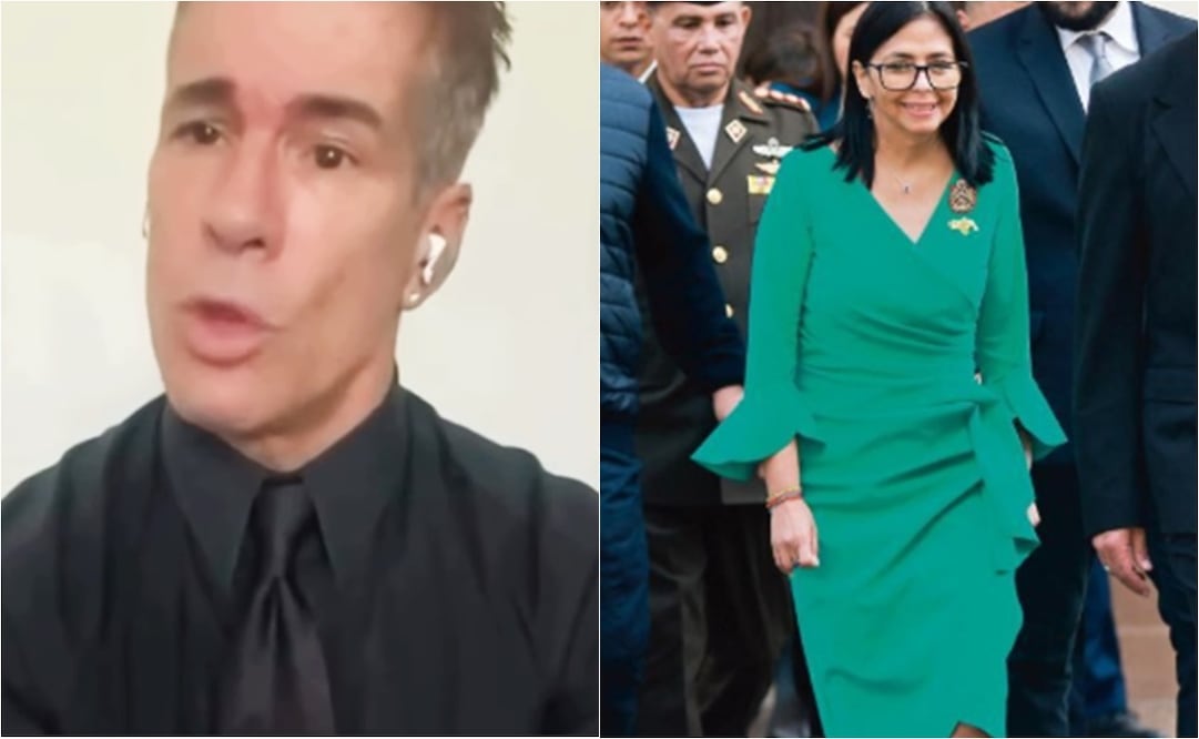 Fernando Carrillo y Delcy Rodríguez fueron pareja, según las declaraciones del actor venezolano.
Fotos: Instagram y AFP