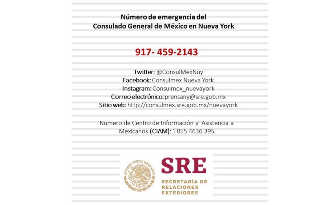 Tomada de Twitter @SRE_mx