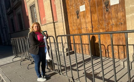 “Que me la deje aquí”, dice AMLO a madre buscadora Ceci Flores porque quiere darle pala con la que busca desaparecidos