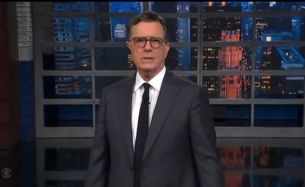 Stephen Colbert anfitrión de The Late Show. Foto: Tomada de video