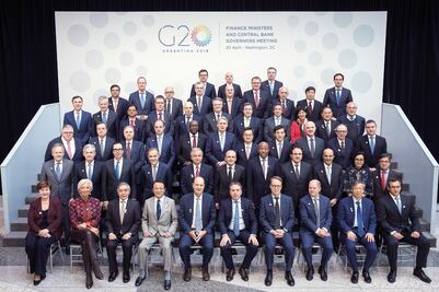 Tango, vino y el flash de la "family photo", en el G20