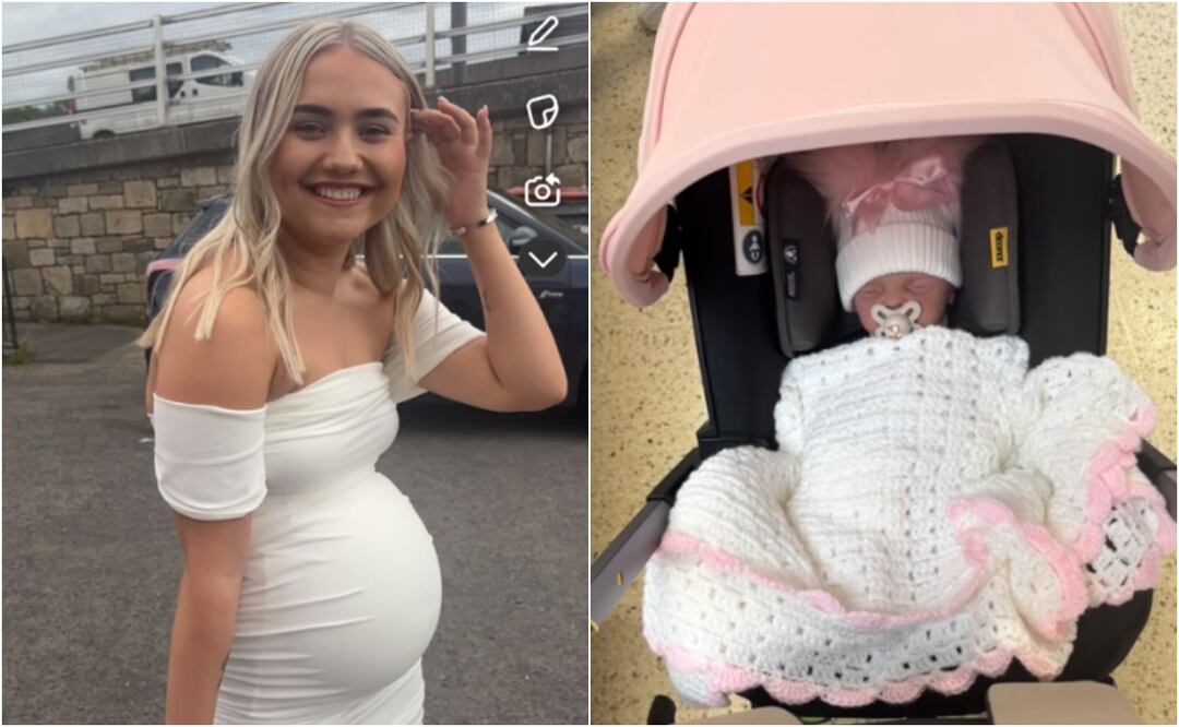 En redes sociales e ha vuelto viral el caso de una joven en Escocia que fingió estar embarazada e incluso usó una muñeca como si fuera una bebé real. Foto: TikTok @NeaveMcroberts