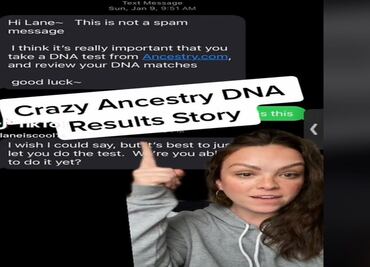 Mujer descubre secreto familiar luego de que un extraño le pide prueba de ADN