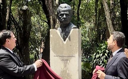 "Un mexicano demócrata y patriota": Develan busto de Porfirio Muñoz Ledo en parque de la colonia del Valle