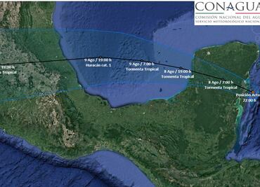 Prevén tormentas torrenciales en 3 estados por “Franklin”