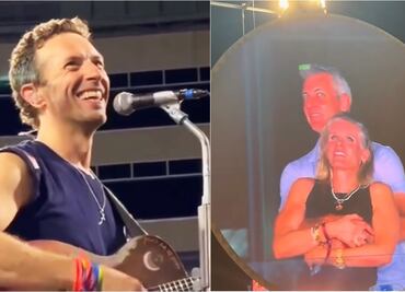 Aparecen nuevas imágenes de la pareja viral de Coldplay; son de momentos antes de ser captados por la kiss-cam