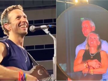 Aparecen nuevas imágenes de la pareja viral de Coldplay; son de momentos antes de ser captados por la kiss-cam