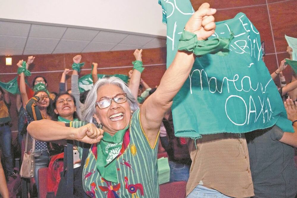 En septiembre pasado, Oaxaca se convirtió en el segundo estado del país en despenalizar el aborto. En contraste, al cierre de 2019, siete entidades analizaban proteger la vida desde la concepción. Foto: ARCHIVO EL UNIVERSAL