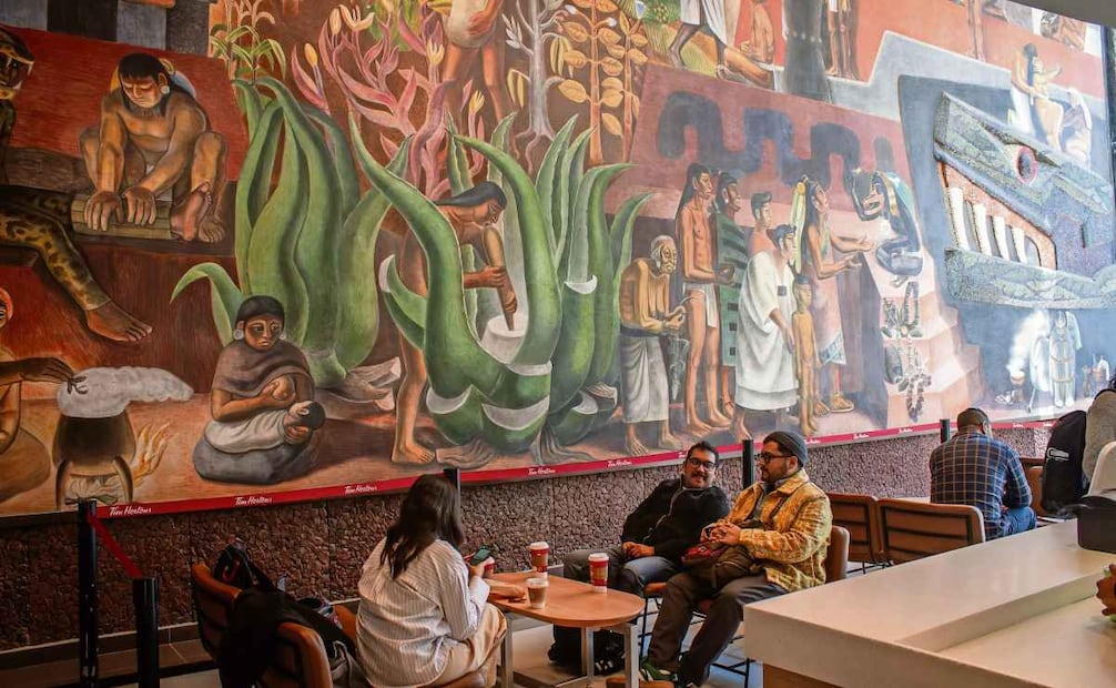 También representa la medicina prehispánica, con el uso del temazcal y la botánica. Foto: Santiago Reyes / EL UNIVERSAL