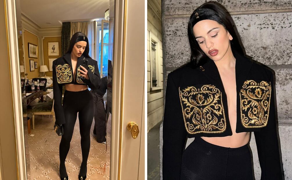 Semana de la Moda en Paris. Foto: Instagram @rosalia.vt