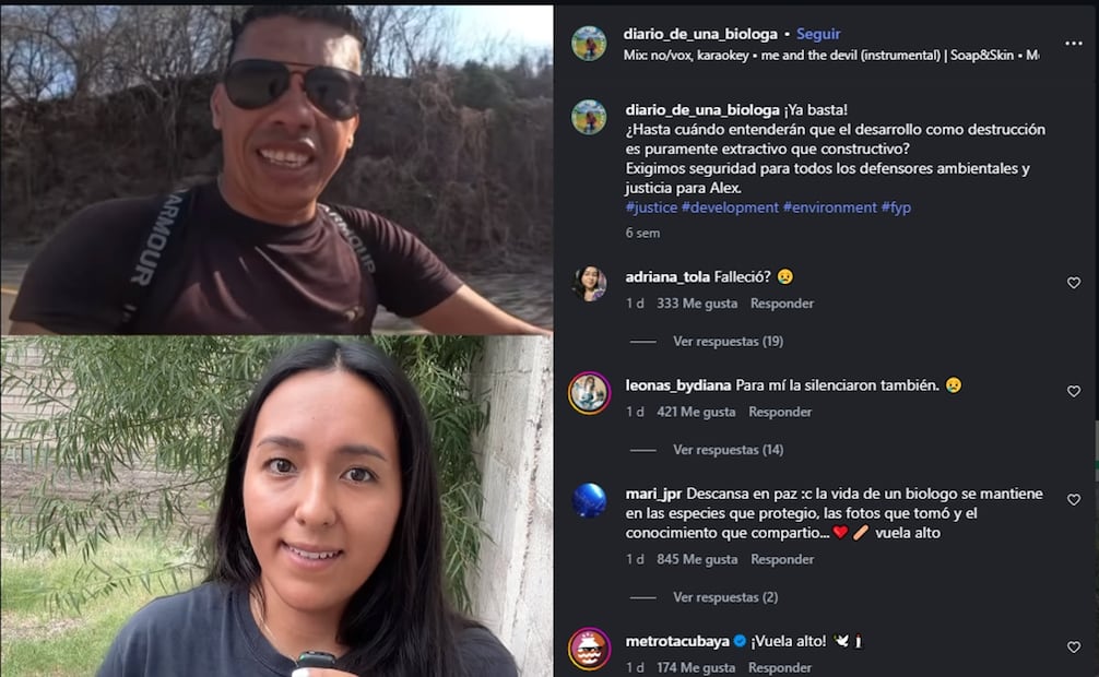 Esta fue la última publicación de Elisa Huerta en Instagram. Foto: Captura de pantalla