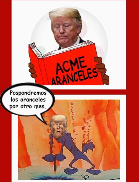 Los mejores memes que dejó la pausa de aranceles de Trump a México. Foto: Captura de pantalla