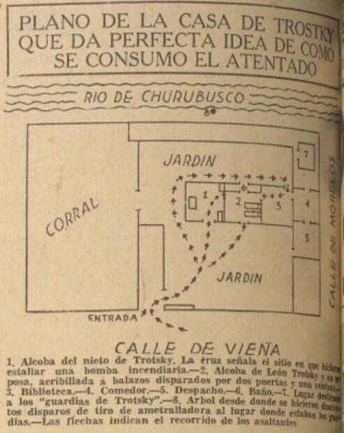 El día que Trotsky escapó a 70 balazos y burló la muerte a manos de Stalin, en Coyoacán
