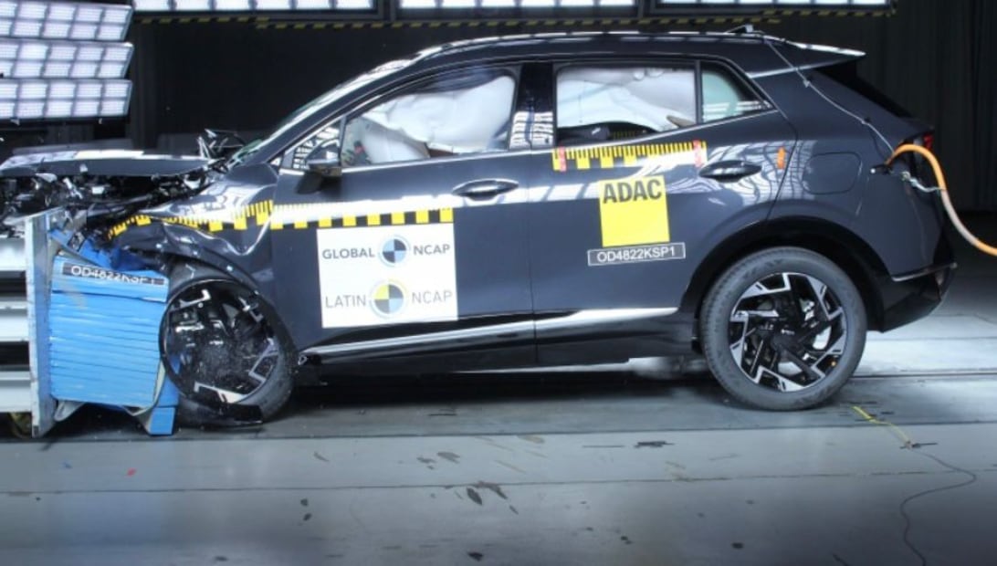 Kia Sportage + 6 Airbags. Foto: Latin NCAP
