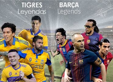 Tigres enfrentará al FC Barcelona: anuncian partido de leyendas en el Volcán