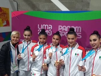 México gana medalla de plata en Gimnasia Rítmica 