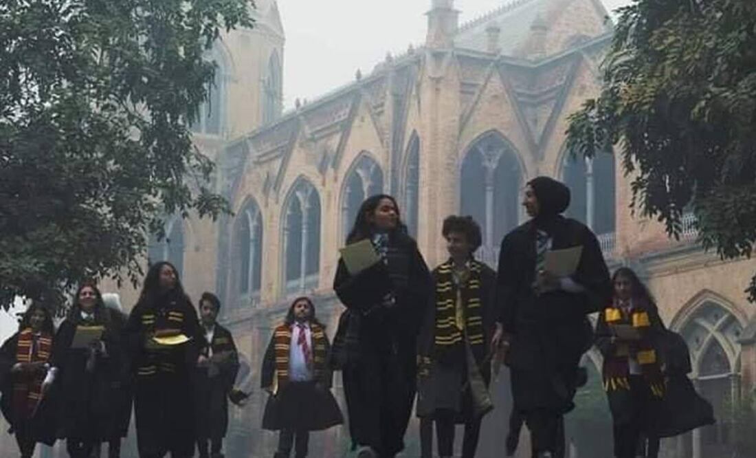 El festival presenta una película titulada "El último discípulo y la resurrección de Voldemor", concebida e interpretado por estudiantes de la universidad. Foto: especial