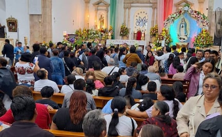 Arriban más de 15 mil peregrinos a santuario guadalupano en Mérida, Yucatán; autoridades despliegan operativo