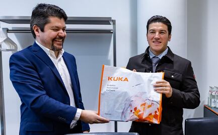 Samuel García anuncia inversión de Kuka Group en Nuevo León; "formará técnicos, ingenieros y científicos", dice