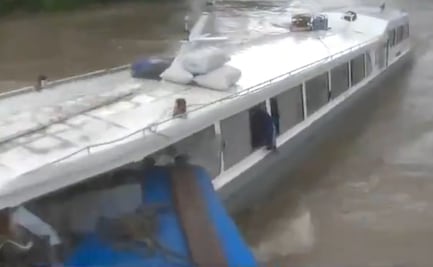 VIDEO: Chocan 2 embarcaciones en río Ucayali de Perú; colisión deja varios heridos