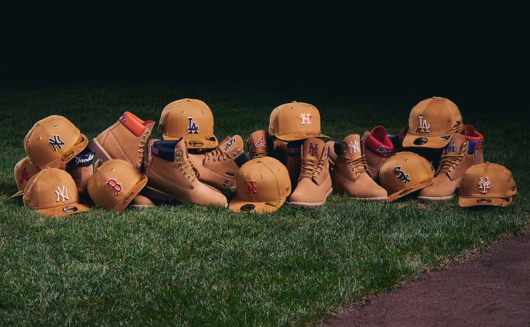New Era x Timberland x MLB. Foto: Cortesía Timberland y New Era
