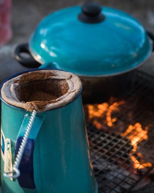 Así se prepara el café de talega 