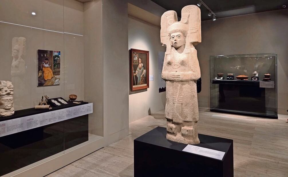 En Ámbito humano, en el Museo Arqueológico Nacional, resalta La señora de Amajac. Foto: INAH