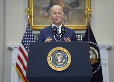 Biden insta a los estadounidenses a resolver sus diferencias "en las urnas, no con balas"