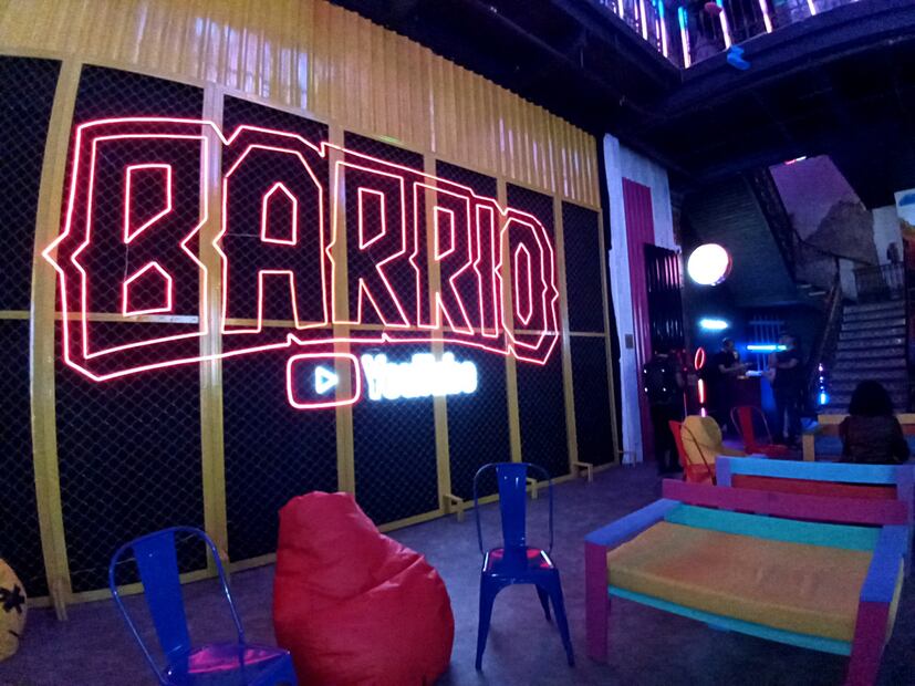 Barrio YouTube ofreció experiencias inmersivas a sus creadores basadas en las verticales de mayor consumo. Foto: Fernanda OH / EL UNIVERSAL
