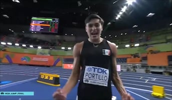 Erick Portillo hace historia y gana medalla de plata en el Campeonato Mundial de Atletismo de pista cubierta