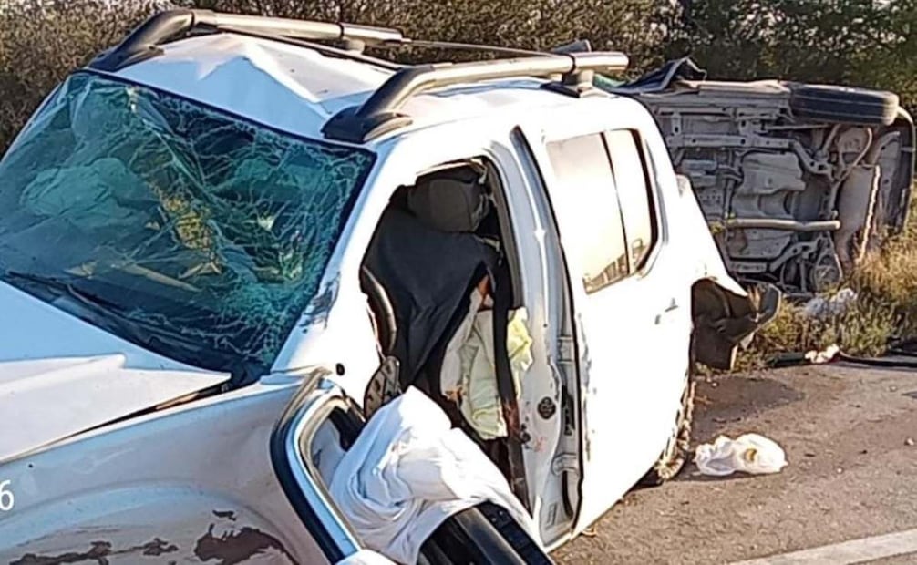 Choque múltiple deja tres personas fallecidas en carretera Cd. Victoria a Matamoros (04/01/2025). Foto: Especial
