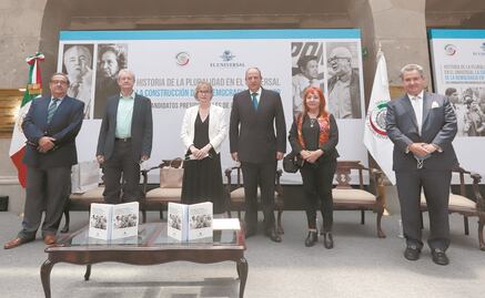 Presentan libro sobre la historia de la pluralidad en EL UNIVERSAL