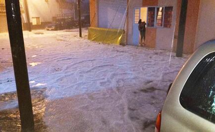 Granizadas causan afectaciones en 9 municipios de Zacatecas