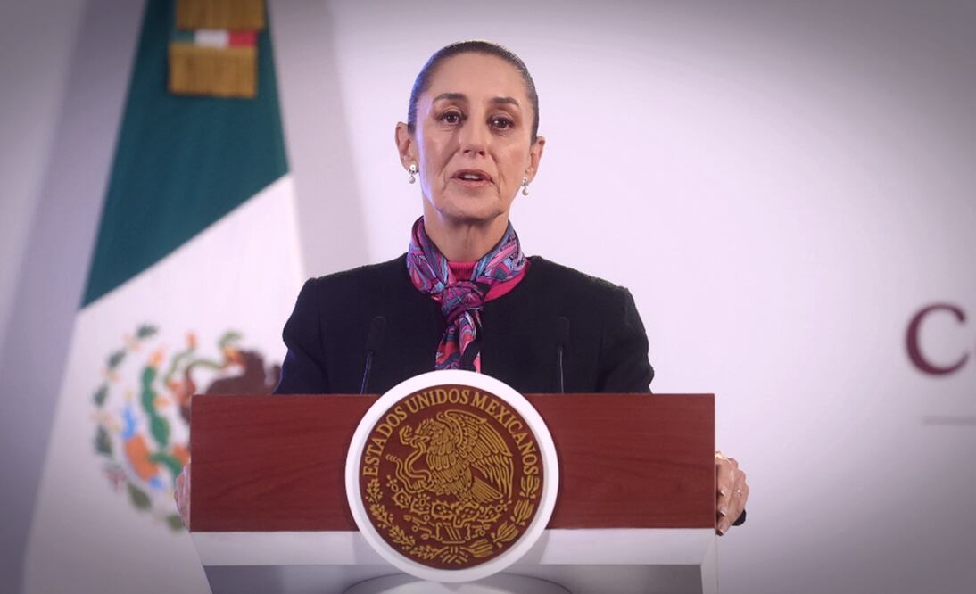 "A ver si se anima España este 12 de octubre a ofrecer disculpas": señaló la presidenta Sheinbaum durante la mañanera del 11 de octubre de 2024. Foto: Gabriel Pano/EL UNIVERSAL