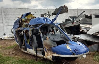 Detienen a policía estatal implicado en caída de helicóptero en Edomex