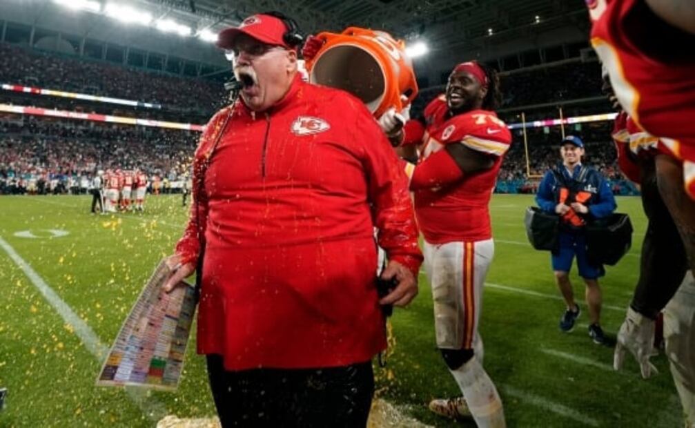 El amor de Andy Reid por las hamburguesas