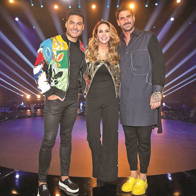 Carlos Rivera, Lucero y Melendi guiaron a los concursantes. Foto/FACEBOOK LA VOZ KIDS