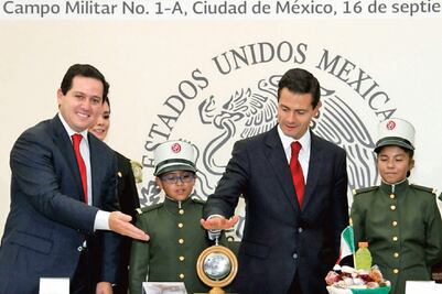 Encabeza EPN sorteo que conmemora Independencia
