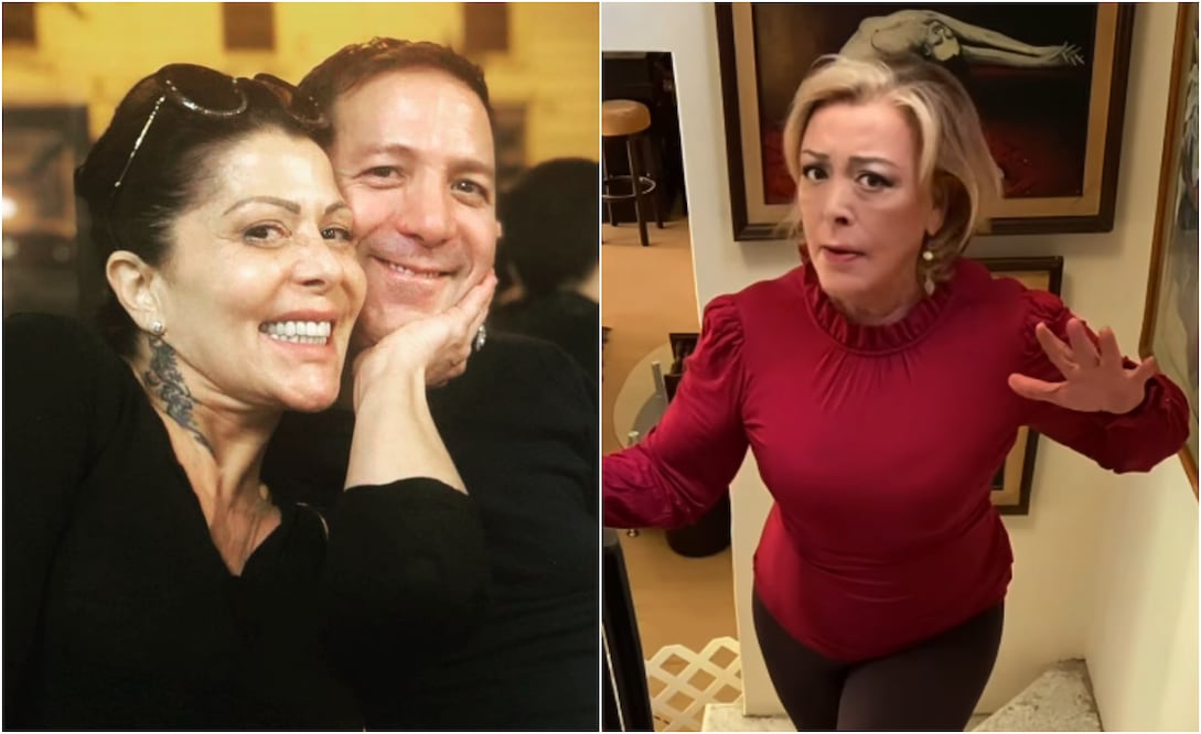 Luis Enrique y Alejandra Guzmán, y Sylvia Pasquel, hijos de Silvia Pinal (QEPD).
Fotos: Instagram