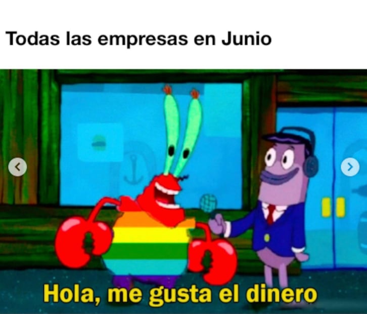 Memes del Mes del Orgullo LGBTQ+. Foto: Instagram