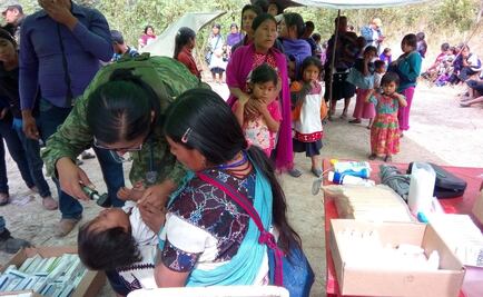 Despliegan operativo para atender a indígenas desplazados en Chiapas