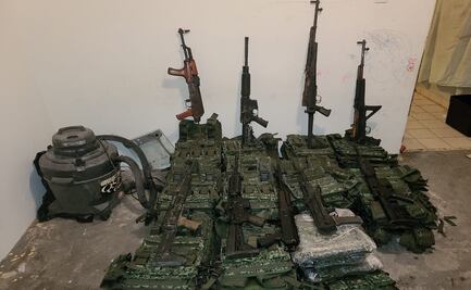 Aseguran en Tamaulipas armas, drogas, granadas y vehículos tras operativos en 43 municipios