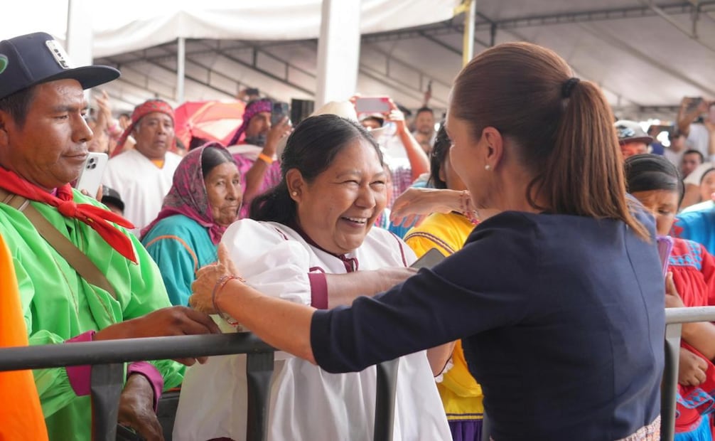Claudia Sheinbaum durante el informe Honestidad y resultados en Chihuahua desde la Plaza de la Mexicanidad el 19 de septiembre de 2026. Foto: Presidencia