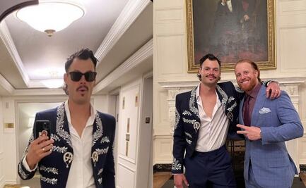 Lanzador de los Dodgers visita la Casa Blanca vestido de mariachi