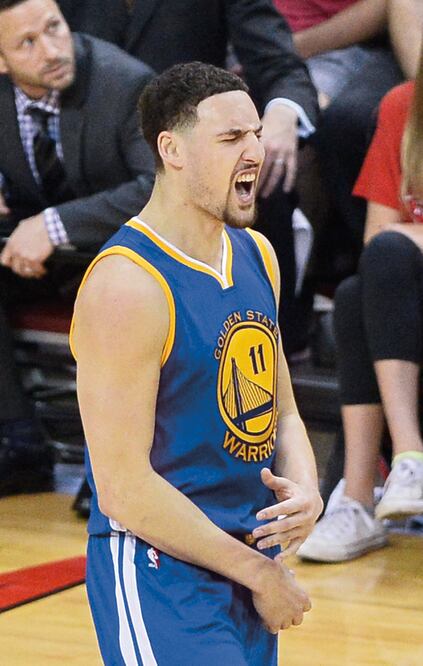 Klay Thompson fue el mejor de Golden State con 23 puntos (LARRY W. SMITH. EFE)
