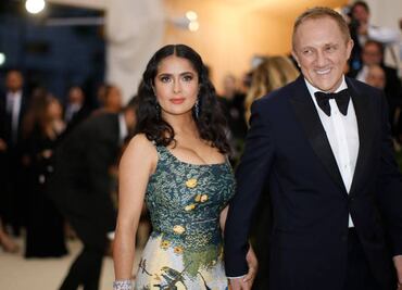 Salma Hayek y el vestido con el que sorprendió en la Gala del Met