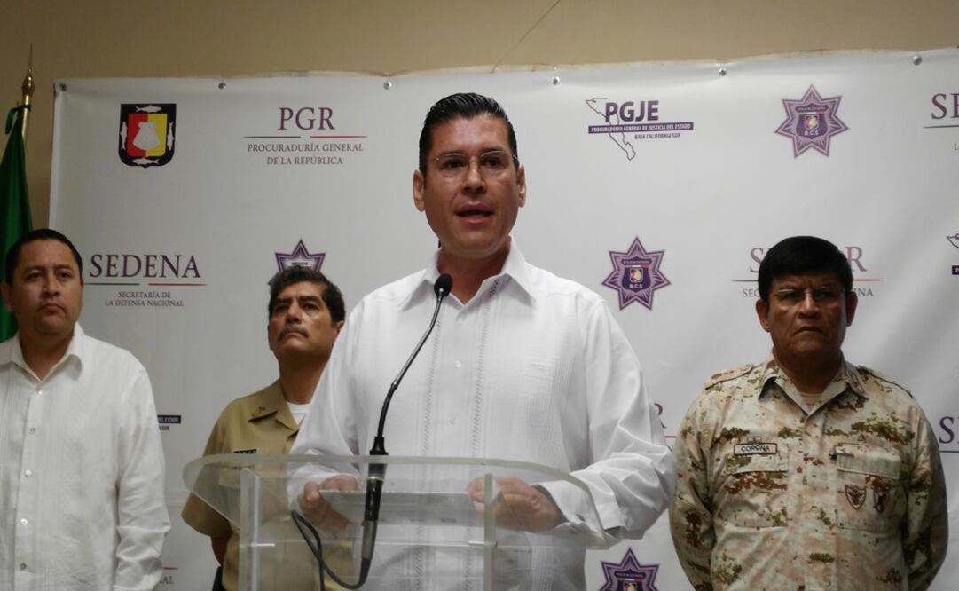 Álvaro de la Peña Angulo, secretario de Gobierno de BCS, confirmó la detención de "La China". (Foto: Gladys Rodriguez)