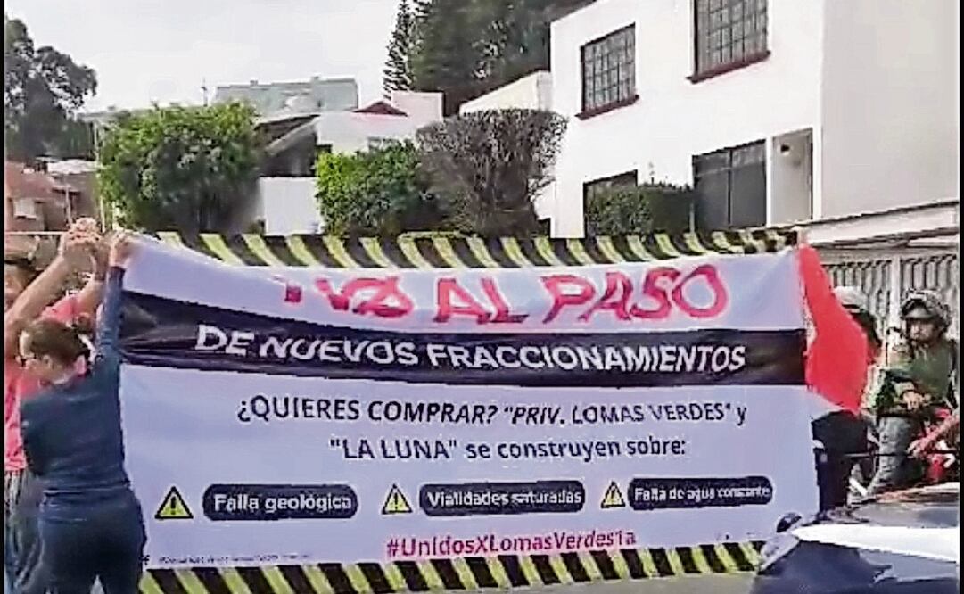 Vecinos alertaron sobre los riesgos de nuevos desarrollos en Lomas Verdes. Foto: Especial